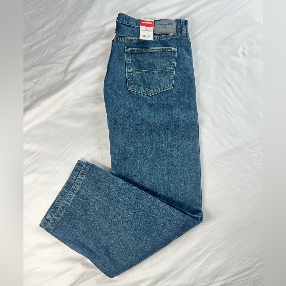 Wrangler Men’s Blue Denim Jeans 38x30